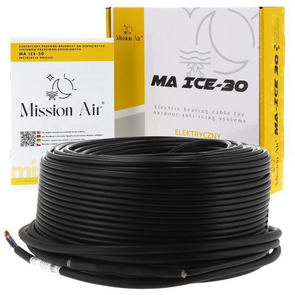 Наружный антиобледенительный греющий кабель MISSION AIR MA ICE-30 30 Вт/м 140 м (4200 Вт) 1251075 фото