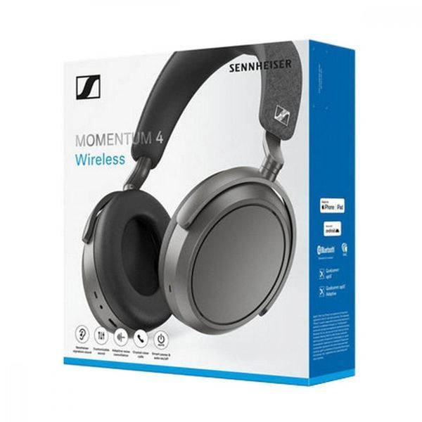 Навушники з мікрофоном Sennheiser MOMENTUM 4 Wireless Graphite (700383) 029813 фото