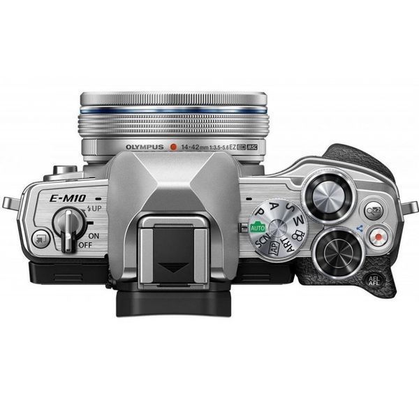 бездзеркальний фотоапарат Olympus OM-D E-M10 Mark IV kit (14-42mm) Silver 004332 фото