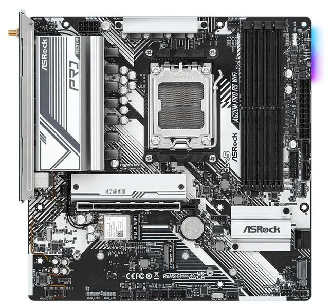 Материнская плата ASRock A620M Pro RS WiFi 479754 фото