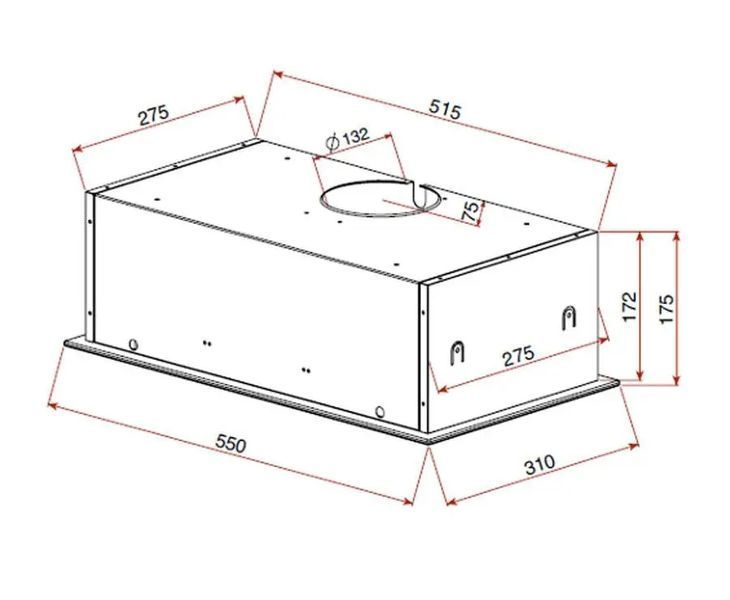 Вытяжка встраиваемая Teka GFG2 B (40446752) 005599 фото