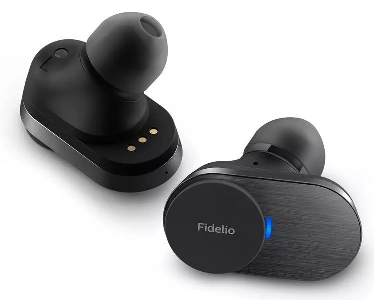 Навушники TWS Philips Fidelio T1 Black (T1BK/00 028811 фото