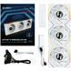 Вентилятор Lian Li Uni Fan TL120 LCD Wireless 3-pack White (12RTLLCD1W3W) 585371 фото 10