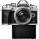 бездзеркальний фотоапарат Olympus OM-D E-M10 Mark IV kit (14-42mm) Silver 004332 фото 3