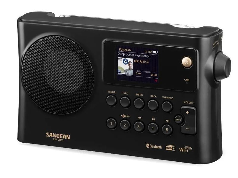 Радиоприемник Sangean WFR-28BT Black 039127 фото