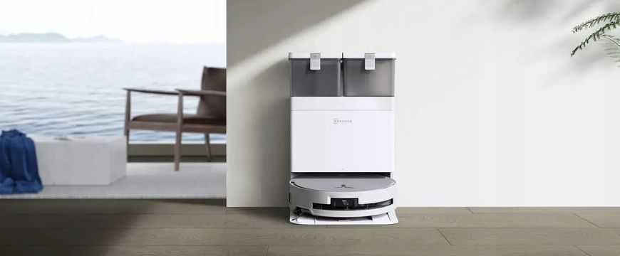 Робот-пилосос з вологим прибиранням Ecovacs Deebot X8 Omni White 598544 фото