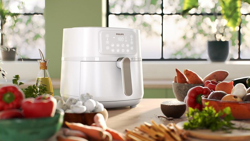 Фритюрница без масла PHILIPS Ovi Connected XXL HD9285/00 7.2л Wi-Fi более 1000 бесплатных рецептов 2001111 фото