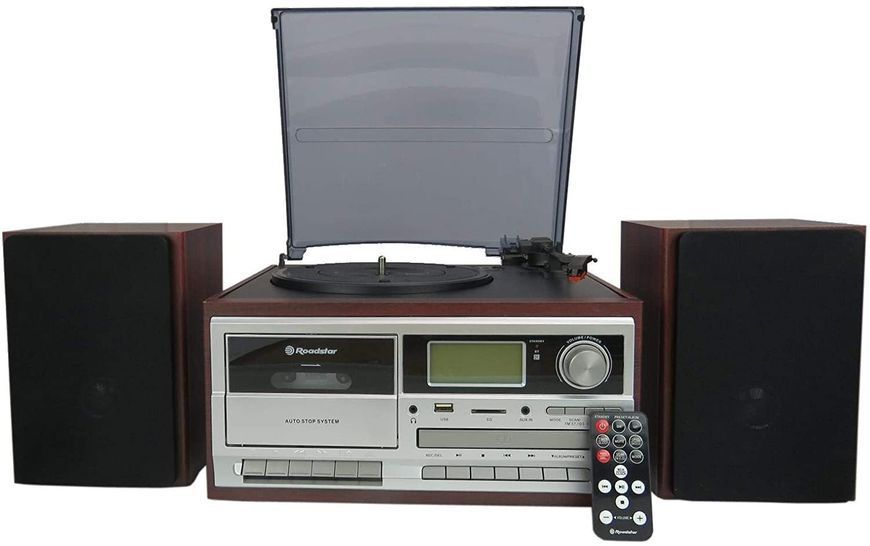Проигрыватель винила ROADSTAR HIF-8892 Bluetooth USB Дерево 395172 фото