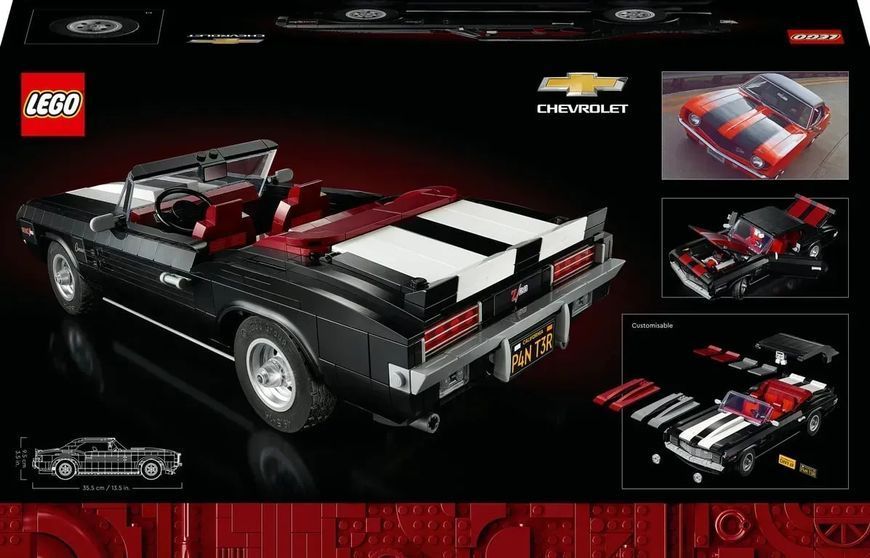 Авто-конструктор LEGO Icons Шевроле Камаро Z28 (10304) 613498 фото