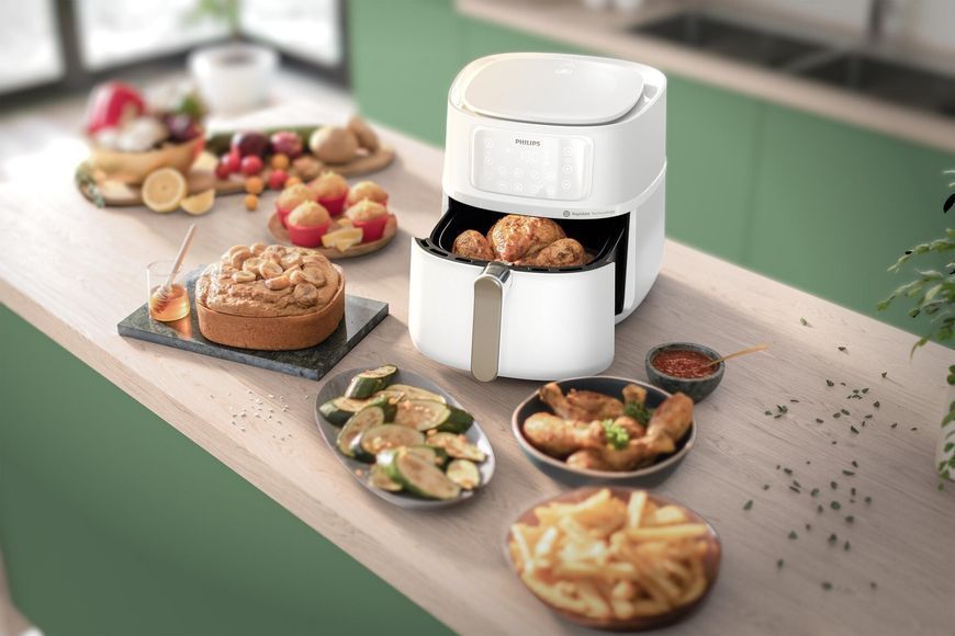 Фритюрница без масла PHILIPS Ovi Connected XXL HD9285/00 7.2л Wi-Fi более 1000 бесплатных рецептов 2001111 фото
