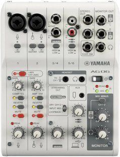 Микшерный пульт Yamaha AG06MK2 WH 607424 фото