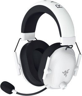 Навушники RAZER BlackShark V2 HyperSpeed Бездротові, Накладні, Просторовий звук Біло-чорний 2003981 фото