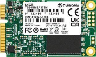 SSD накопитель Transcend MSA372M 64 GB (TS64GMSA372M) 001020 фото