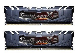 Пам'ять для настільних комп'ютерів G.Skill 16 GB (2x8GB) DDR4 3200 MHz Flare X Black (F4-3200C16D-16GFX) 338598ua фото