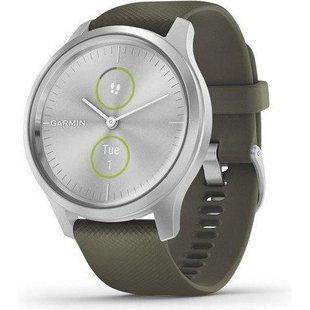 Смарт-годинник Garmin vivomove Style Silver-Moss Green Silicone (010-02240-21) 035133 фото