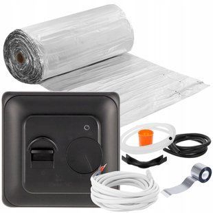 Греющий мат под ламинат MISSION AIR MAL-160W/m2 9м&sup2; (18м x 50см) + регулятор Aries Черный e2255599 фото
