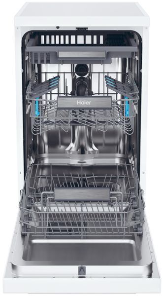 Посудомийна машина HAIER I-Pro Shine 5 Slim XF1C3TB1FW AI Smart, Auto Door - автоматичне відкривання дверцят, третя шухляда, hOn 2058833 фото