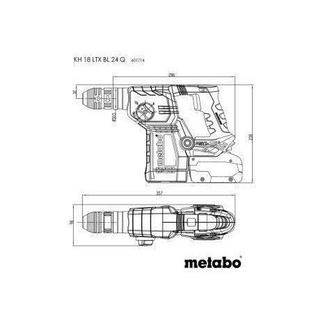 Перфоратор Metabo KH 18 LTX BL 24 Q Set ISA (601714900) 034861 фото