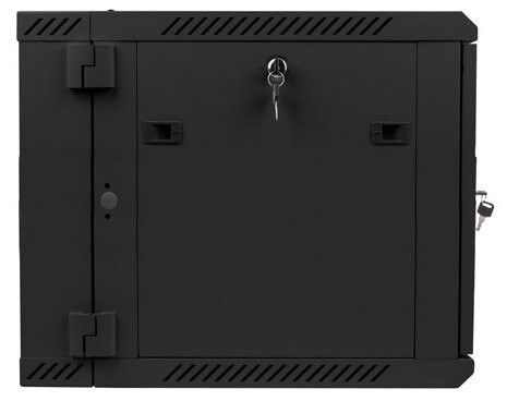 Шафа RACK LANBERG 19" 9U WF02-6609-10B 600 x 600 мм, настінна, чорна 470944 фото