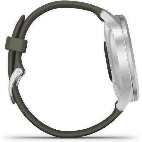 Смарт-годинник Garmin vivomove Style Silver-Moss Green Silicone (010-02240-21) 035133 фото