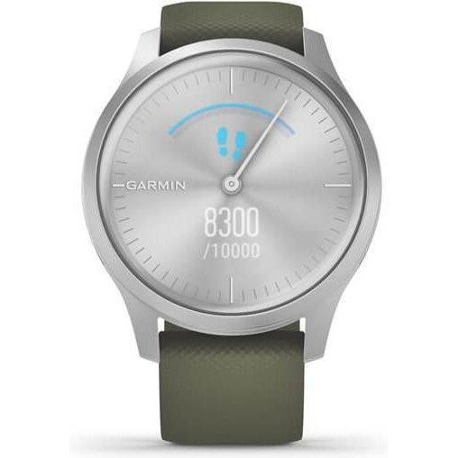Смарт-годинник Garmin vivomove Style Silver-Moss Green Silicone (010-02240-21) 035133 фото