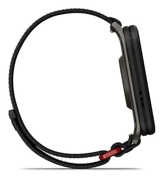 Смарт-часы Garmin Venu X1 Black with Slate Titanium Caseback and Black ComfortFit Nylon Band (010-02980-00/02) 613092 фото