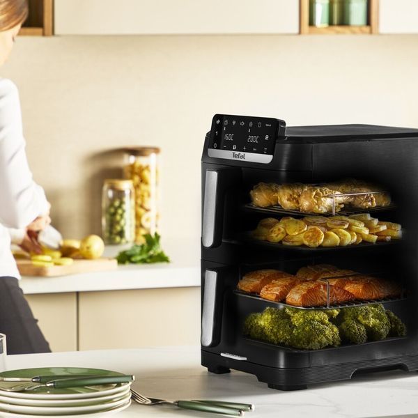 Фритюрница без масла TEFAL EY7568E0 Easy Fry Stack 10л с двойной корзиной 2130960 фото