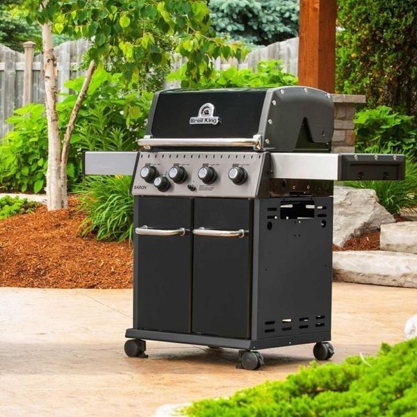 Гриль газовий стаціонарний Broil King Гриль Baron 440 (875263) 012486 фото