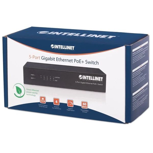 Комутатор некерований Intellinet IPS-05G-60W (561228) 018113 фото