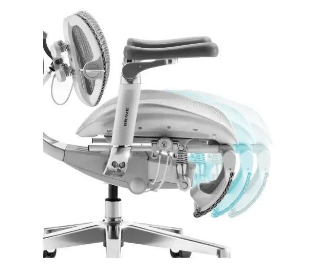 Комп'ютерне крісло для геймера Diablo Chairs Brave V-Kinetic Gray 615232 фото