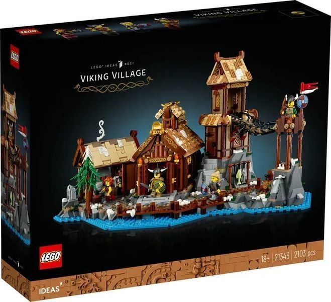 Блочный конструктор LEGO Ideas Деревня викингов (21343) 613441 фото