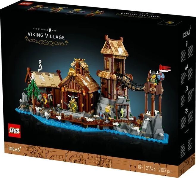 Блочный конструктор LEGO Ideas Деревня викингов (21343) 613441 фото