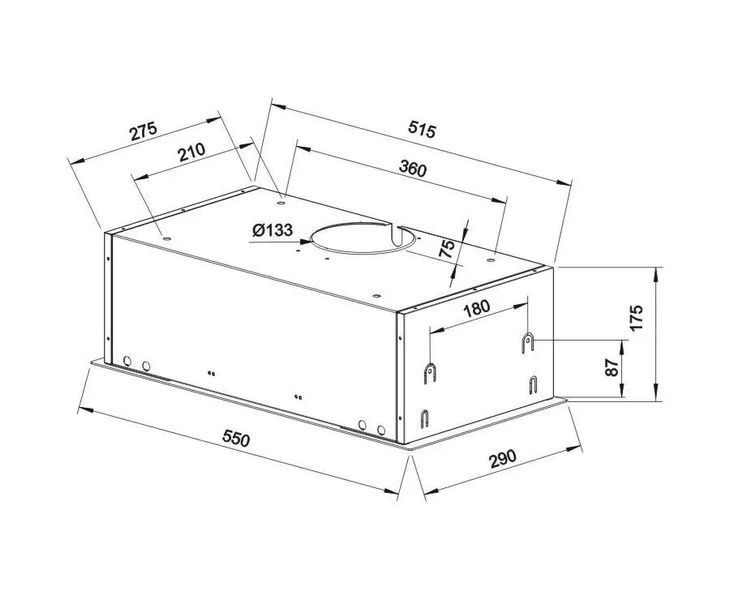 Вытяжка встраиваемая Teka GFG2 SS (40446753) 005600 фото