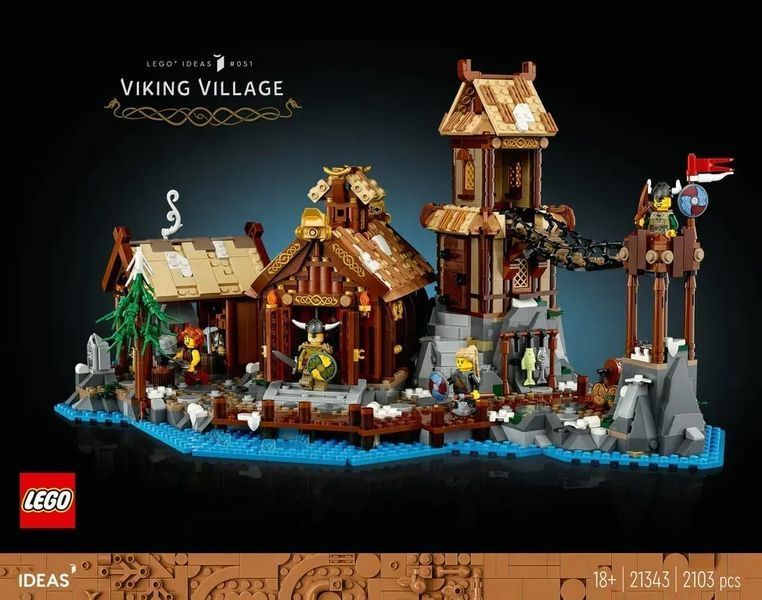 Блочный конструктор LEGO Ideas Деревня викингов (21343) 613441 фото