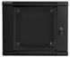 Шафа RACK LANBERG 19" 9U WF02-6609-10B 600 x 600 мм, настінна, чорна 470944 фото 1