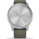Смарт-годинник Garmin vivomove Style Silver-Moss Green Silicone (010-02240-21) 035133 фото 2