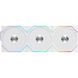 Вентилятор Lian Li Uni Fan TL120 Reverse Blade Wireless 3-pack White (12RTL1W3W) 585373 фото 2