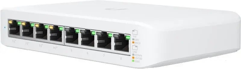 Коммутатор управляемый уровня 2 Ubiquiti UniFi Switch Lite 8 PoE USW-Lite-8-PoE 465755 фото