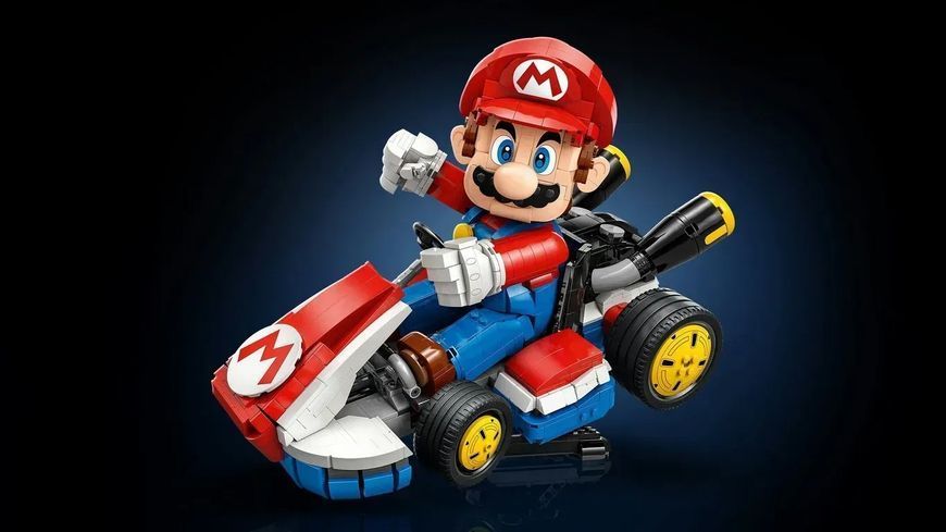 Блоковий конструктор LEGO Super Mario Mario Kart: Mario і Standard Kart (72037) 613439 фото