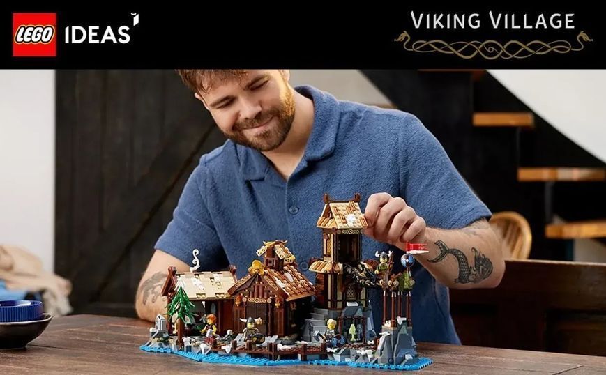 Блочный конструктор LEGO Ideas Деревня викингов (21343) 613441 фото