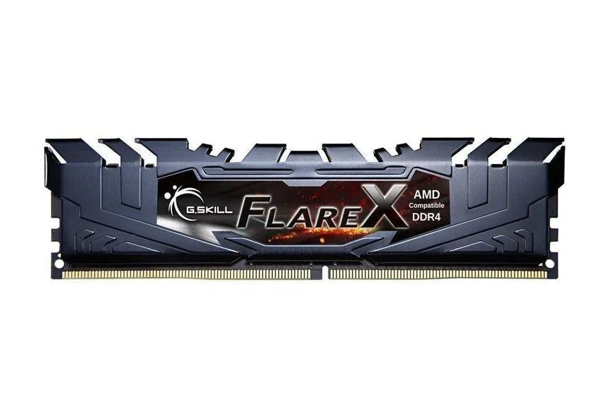 Пам'ять для настільних комп'ютерів G.Skill 16 GB (2x8GB) DDR4 3200 MHz Flare X Black (F4-3200C16D-16GFX) 338598ua фото
