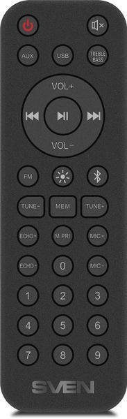 Power audio SVEN PS-1000 Мікрофон для караоке Чорний 2095151 фото