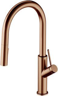 Смеситель OMNIRES Bend BE6455CPB Медь щеточная 2002145 фото