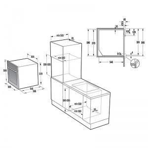 Духовка електрична Gorenje BCS798S24BG 011359 фото