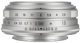 Об'єктив VOIGTLANDER Color Skopar 18 mm f/2,8 для Fujifilm X Сріблястий 2117002 фото