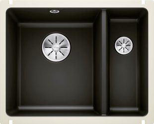 Мойка BLANCO Subline 350/150-U 523747 Черный 370237 фото