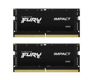 Пам'ять для ноутбуків Kingston Fury 32 GB (2x16GB) SO-DIMM DDR5 4800 MHz Impact (KF548S38IBK2-32) 032593 фото