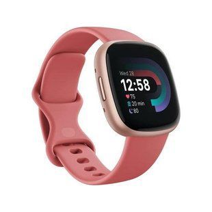 Смарт-годинник Fitbit Versa 4 Beet Juice/Copper Rose (FB523RGRD) 035034 фото
