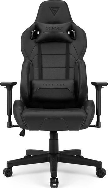 Компьютерное кресло для геймера Sense7 Sentinel Black 019135 фото