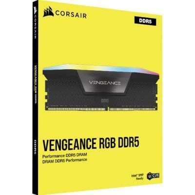 Память для настольных компьютеров Corsair 48 GB (2x24GB) DDR5 6000 MHz Vengeance RGB (CMH48GX5M2B6000C30) 027628 фото